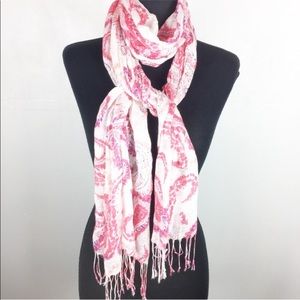 Paisley 100% Rayon Multicolor Boho Paisley Scarf